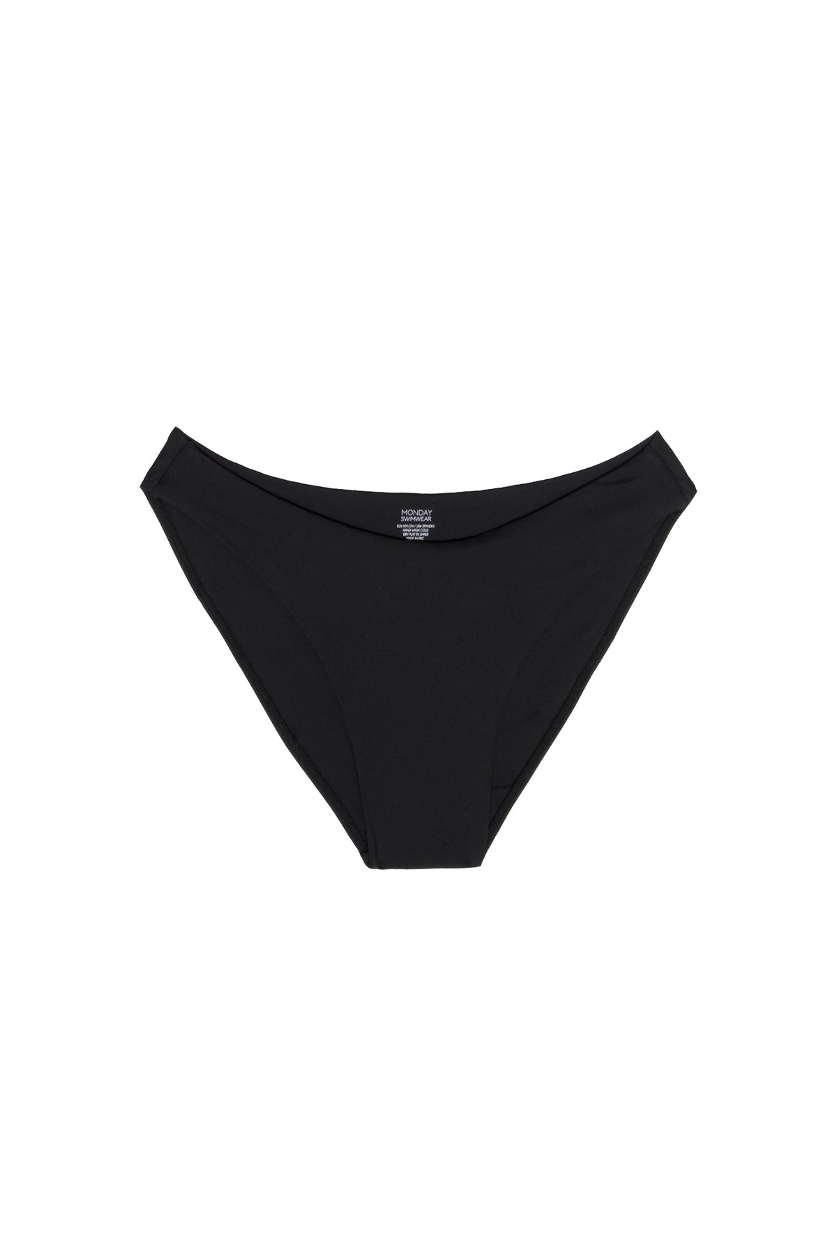 Seychelles Bottom - Black (Modest Coverage)