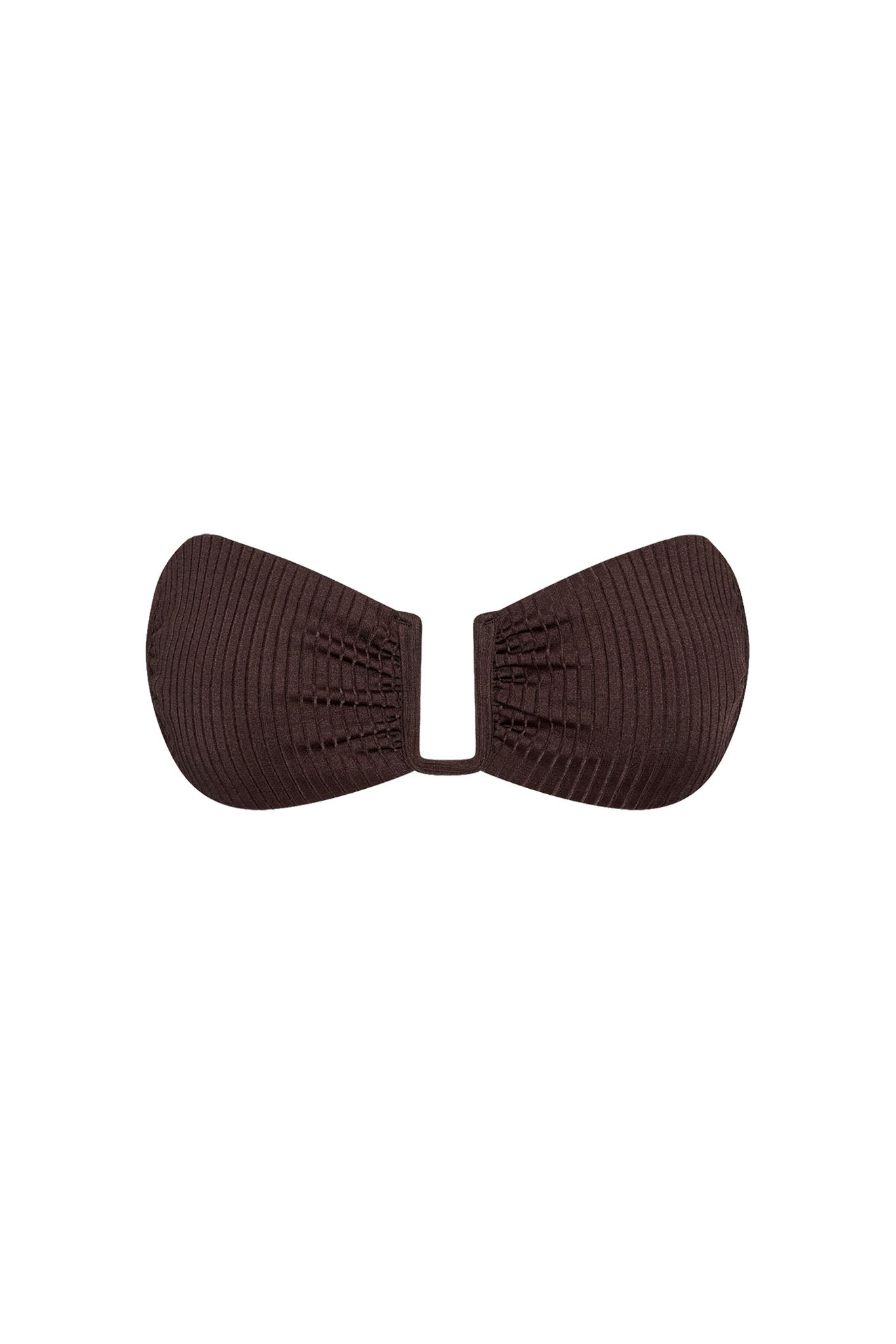 St. Martinique Bandeau - Espresso Wide Rib