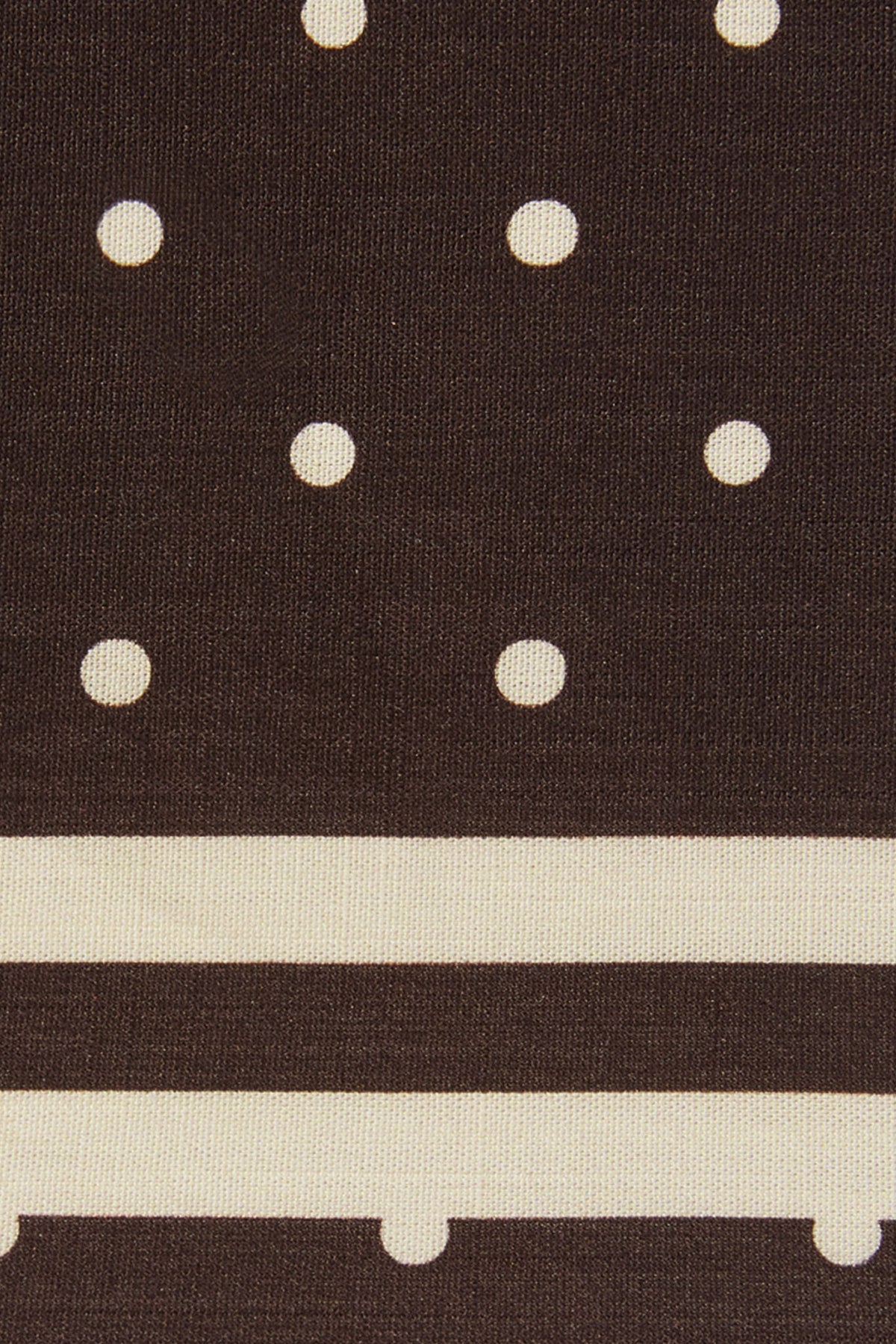 Marina Piccola Scarf - Espresso Dot