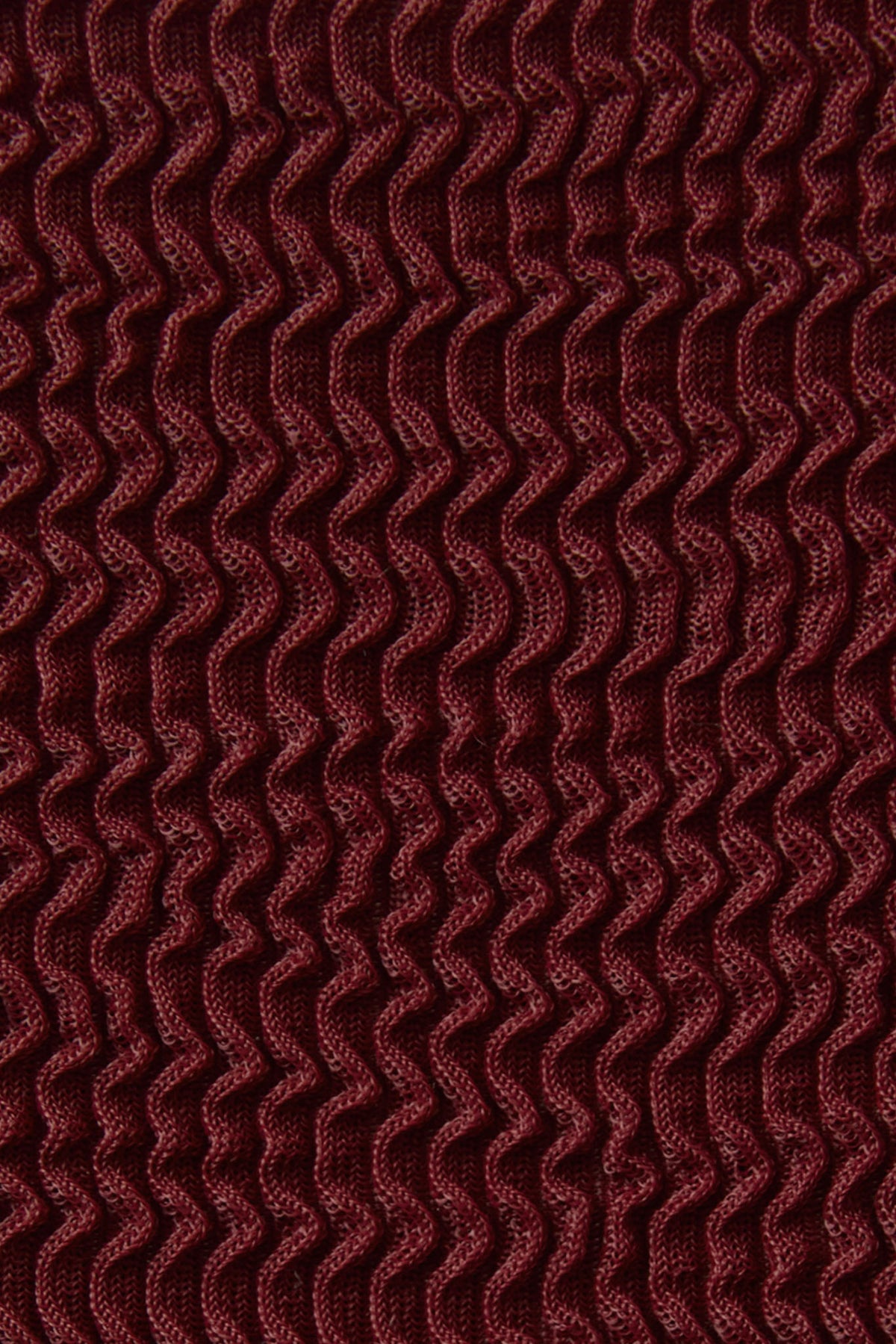 Bari Top - Deep Burgundy Crinkle