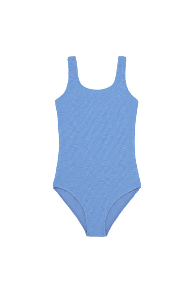 Sardinia One Piece - Azure Crinkle – Monday Swimwear