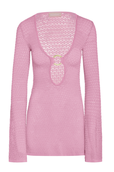 Lumignon original ♥ love check summer knit op 【レモン
