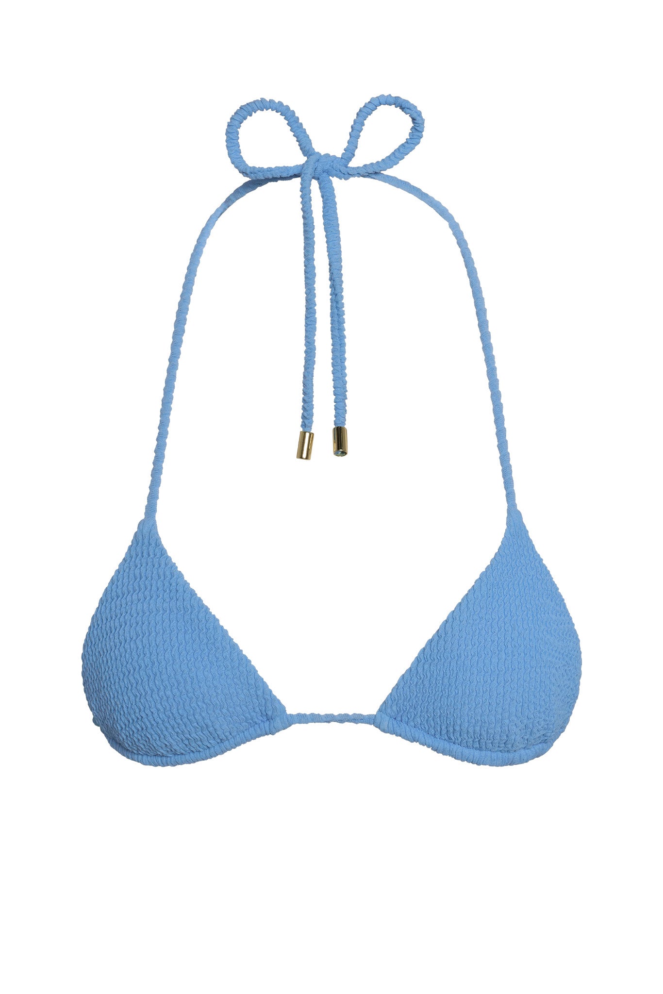 Taormina Top - Azure Crinkle