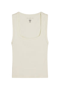 Tash Tank - Ivory Rib