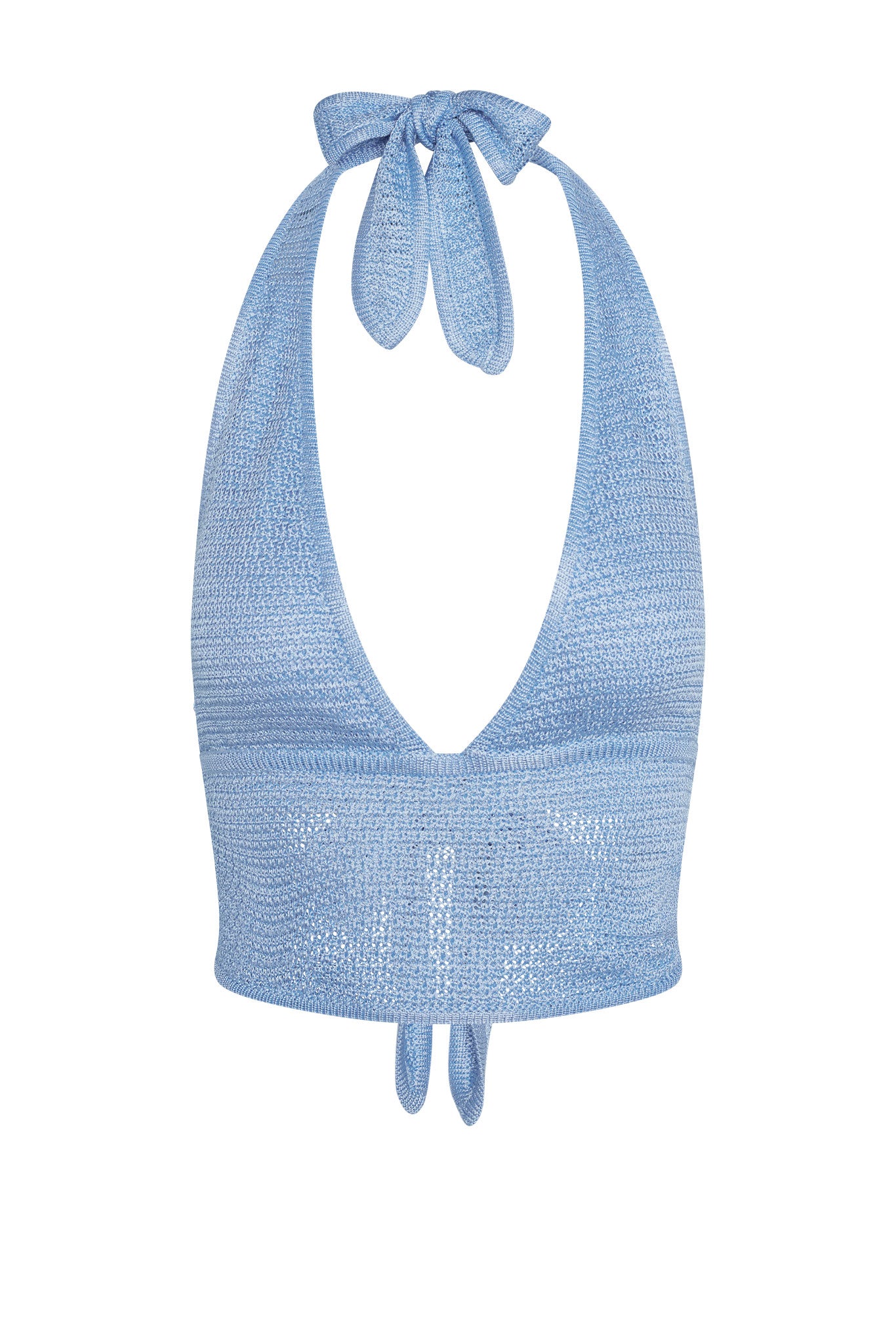 Toulon Top Lined - Sky Treble Knit
