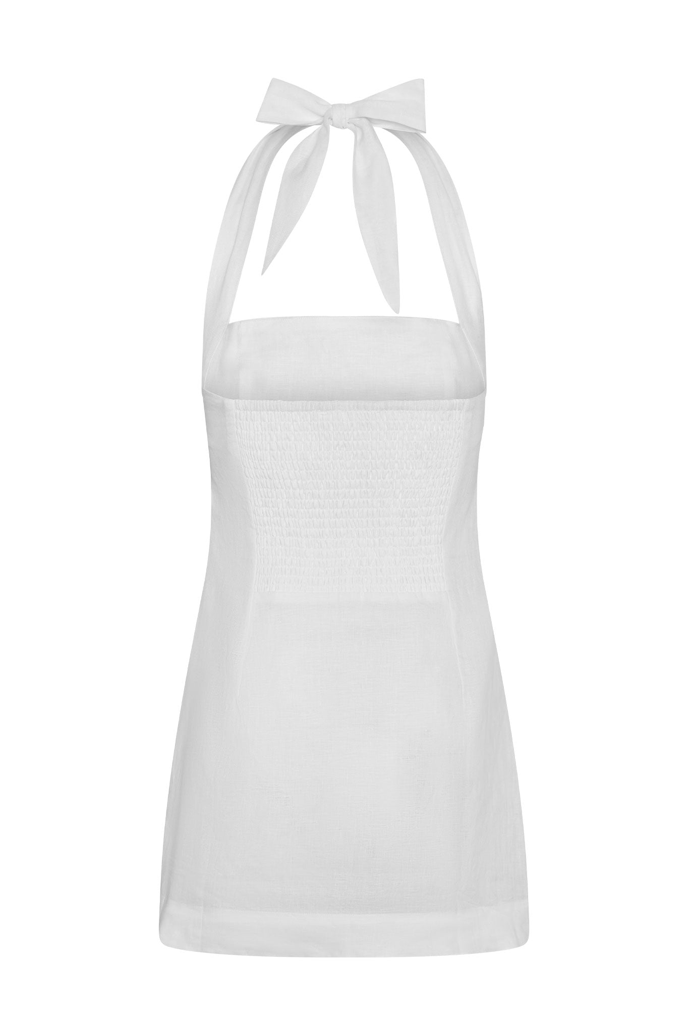 Montserrat Mini Dress - White Linen White Linen / VV Montserrat Mini Dress - White Linen White Linen / VV