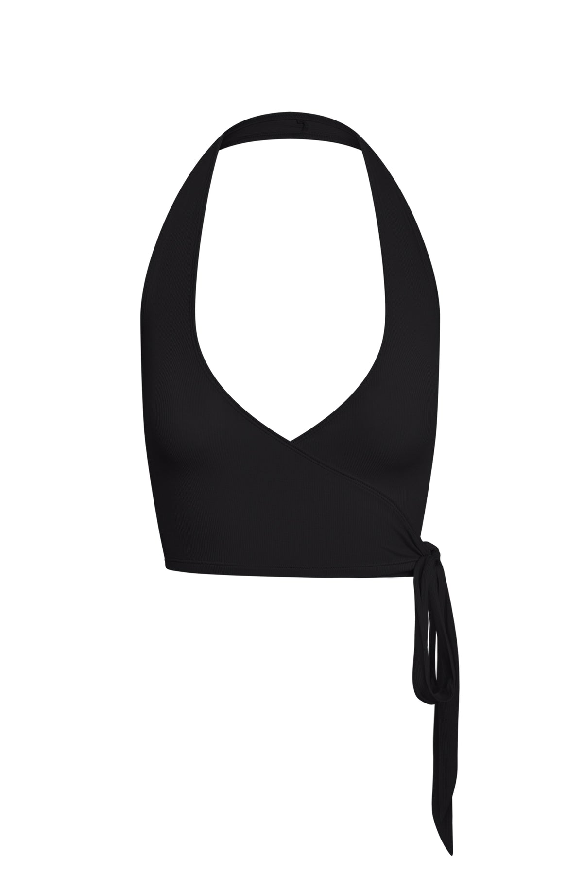 Yosemite Sleeveless Top - Black Lightweight Rib