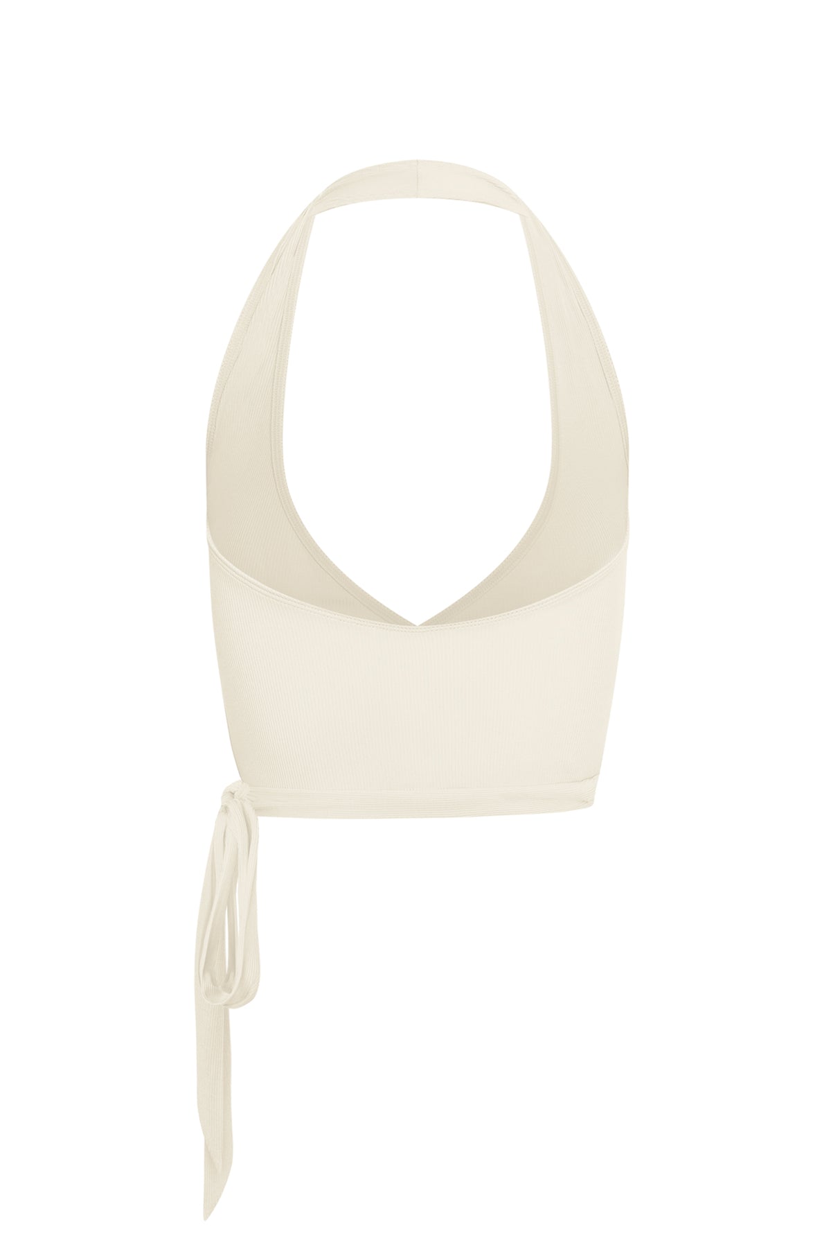 Yosemite Sleeveless Top - Ivory Lightweight Rib