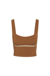 Zion Tank - Caramel/Ivory