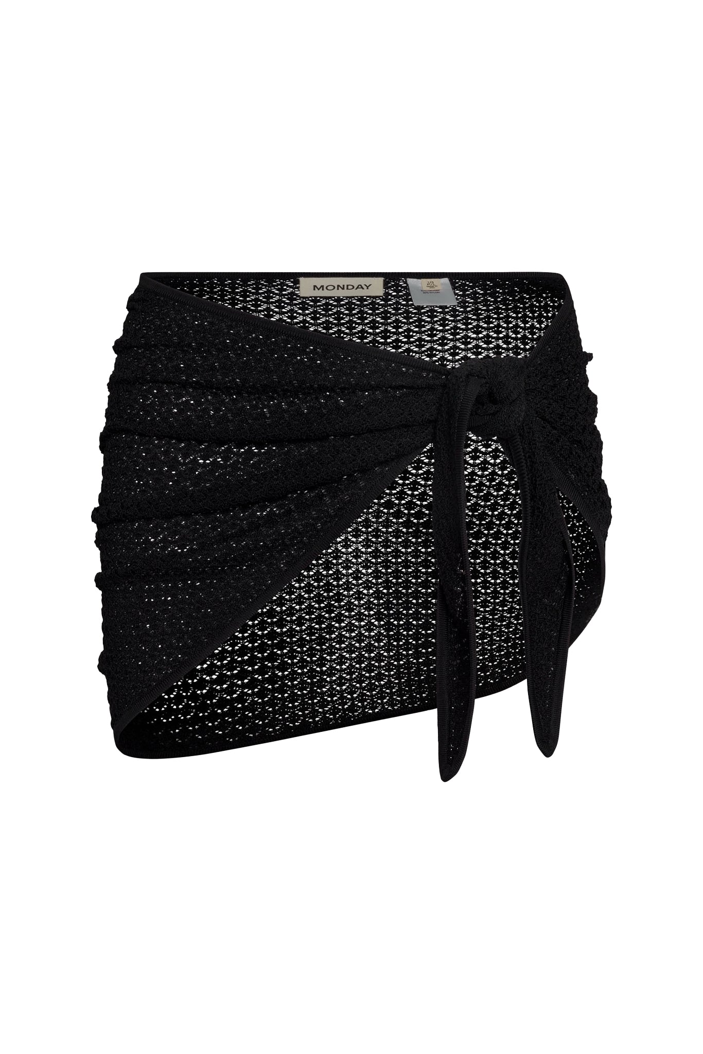 Paris Sarong - Black Lace Crochet