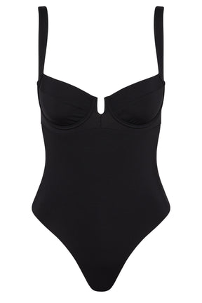 Clovelly One Piece - Black – Monday Swimwear