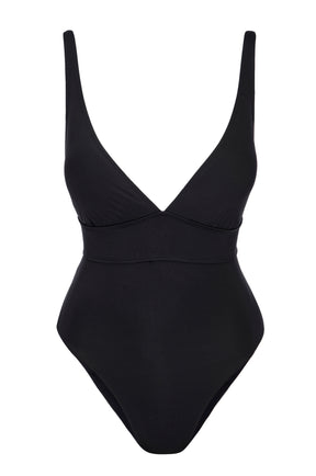 Portofino One Piece - Black – Monday Swimwear