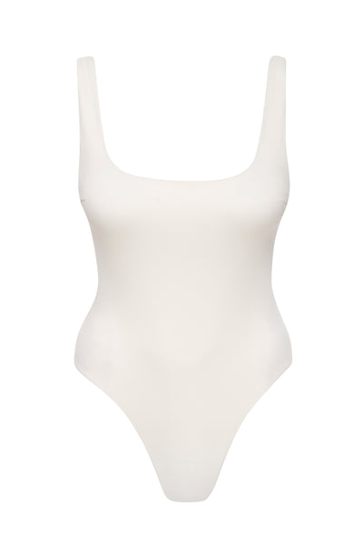 Vera One Piece - True White – Monday Swimwear