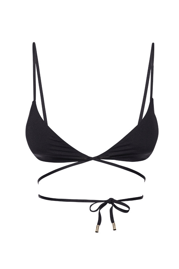St. Martin Top - Black – Monday Swimwear