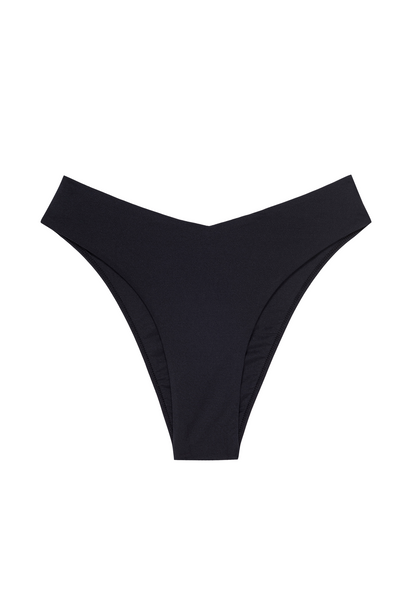 St Lucia Black Rectangle Trim Over The Shoulder Swimsuit